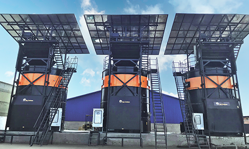 CompoTower, vertical enclosed composting system from Big Dutchman